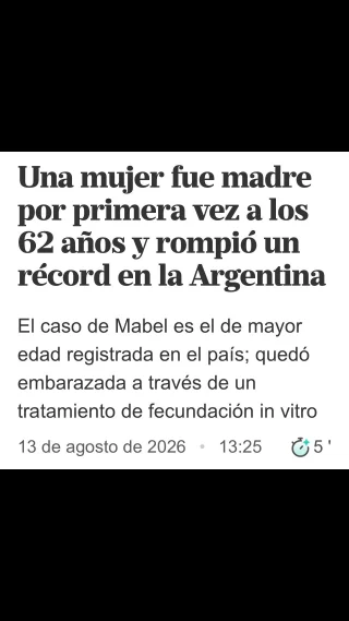 ¿Cual es tu opinión?
¿Hay una edad limite para ser madre? ¿Los médicos deberíamos definir ese limite? ¿Cualquier camino es aceptable? 
Te leo en los comentários ⤵️
#maternidad #edaddelamadre #ovodonación #fiv